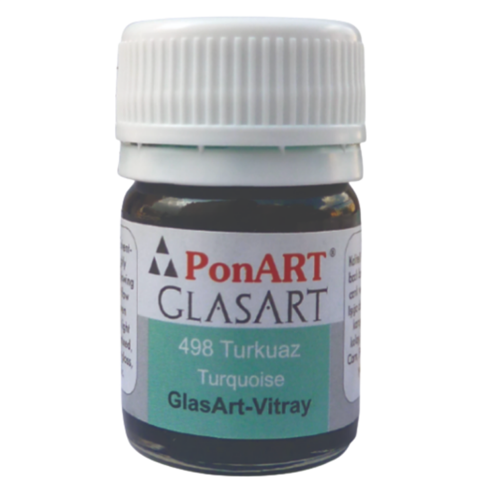 Ponart Pga20-498 Glass Art 20ml Turkuaz