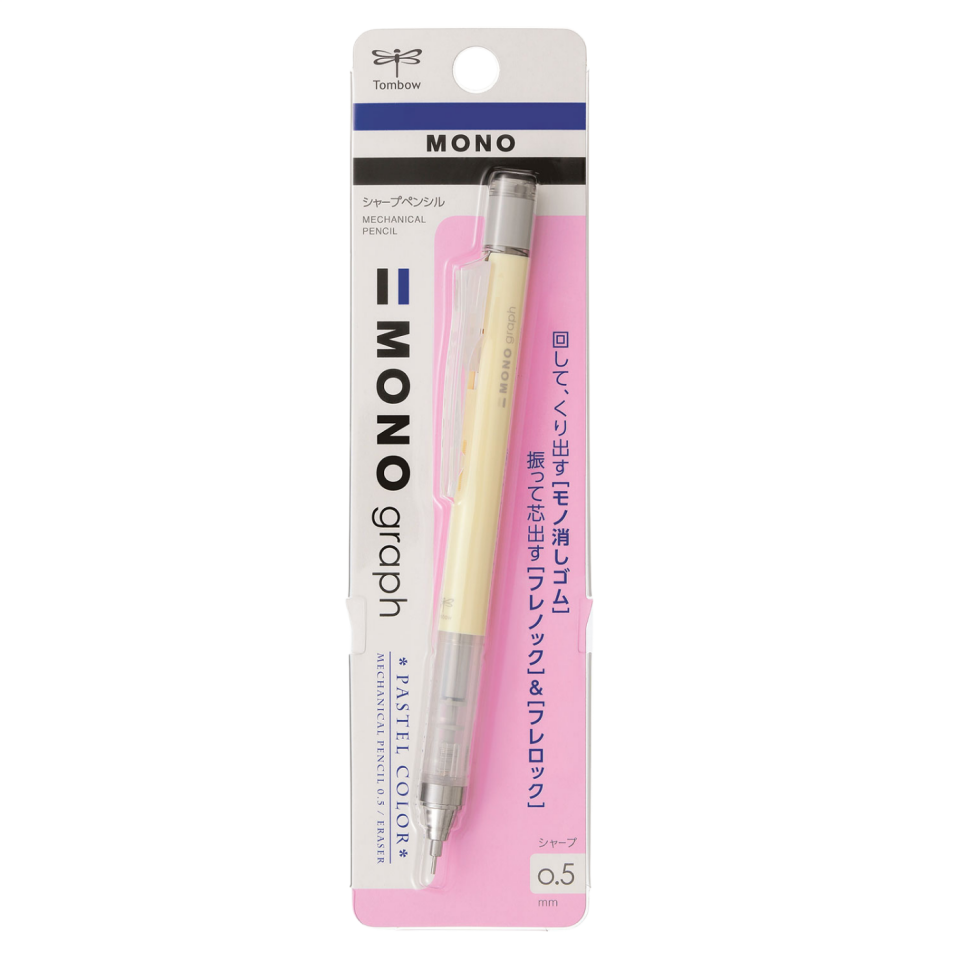 Tombow Monograph Versatil Kalem 0.5mm Krem Sarı DPA-136B