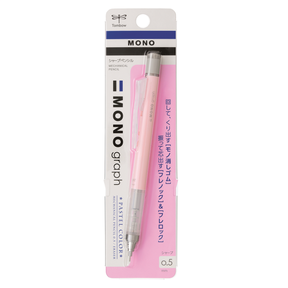 Tombow Monograph Versatil Kalem 0.5mm Mercan Pembe DPA-136