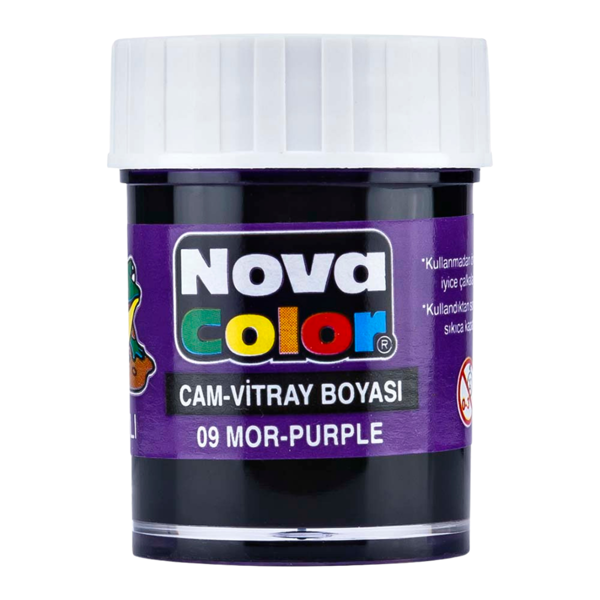 Nova Color Nc-157 Su Bazlı Cam Boyası Mor