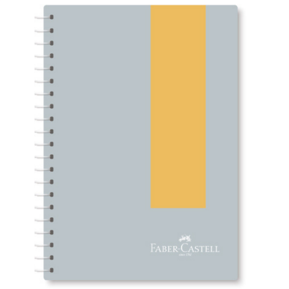 Faber Castell Spiralli PP Kapak Pastel Defter 100 Yaprak Çizgili 051501