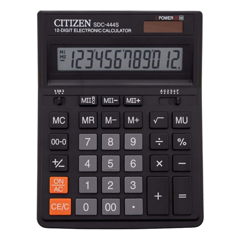 Citizen SDC-444S Büyük Hesap Makinası 444000