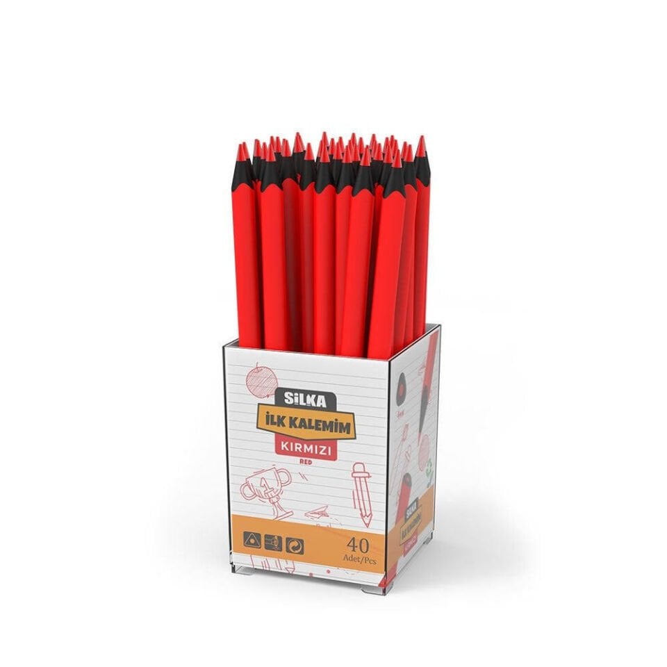 Silka 622 Tri Jumbo Dark Kırmızı İlk Kopya Kalemim