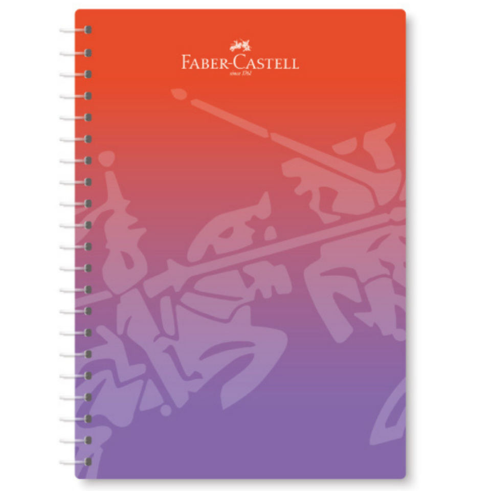 Faber Castell Spiralli PP Kapak Flow Defter 80 Yaprak Çizgili 050101