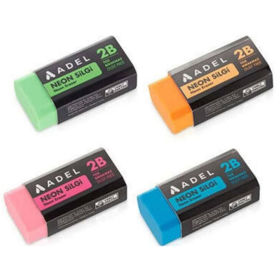 Adel Neon Silgi 4 Renk 30-000023 