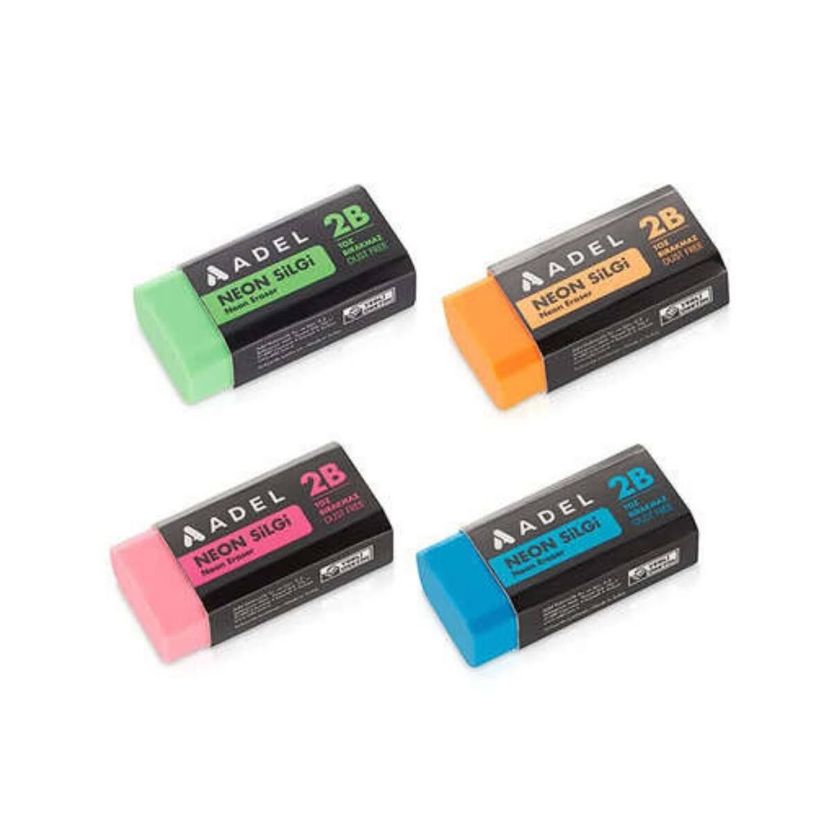 Adel Neon Silgi 4 Renk 30-000023