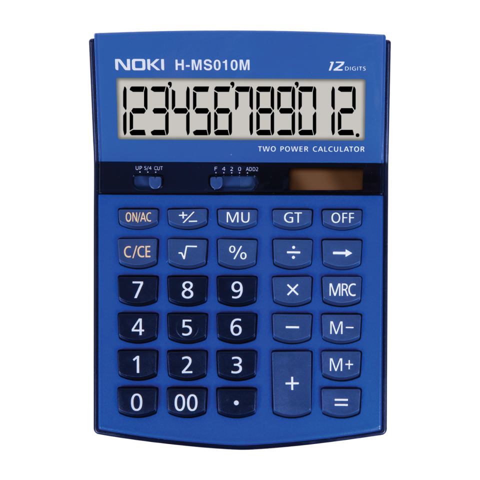 Noki Hesap Makinası Mavi H-MS010M