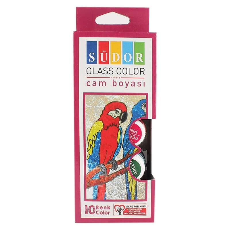 Südor Sd322S Su Bazlı Cam Boyası 15Ml Şişe 10Lu Tk