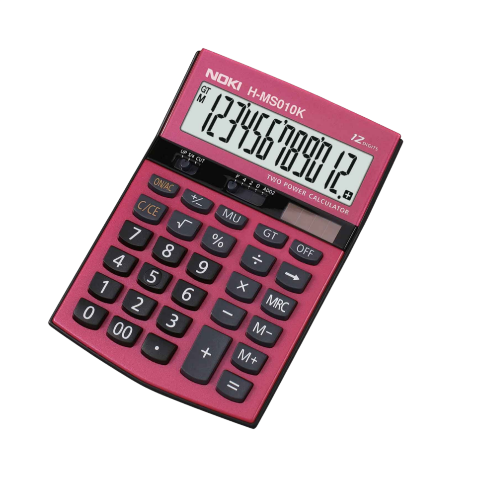 Noki Hesap Makinası Kırmızı H-Ms010K