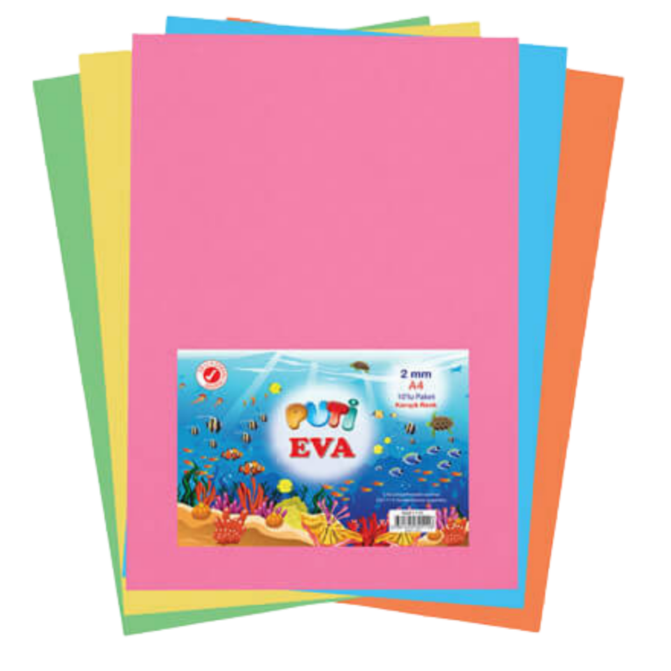 Puti 1154 Eva 50x70 Klasik 10'lu 10 Renk