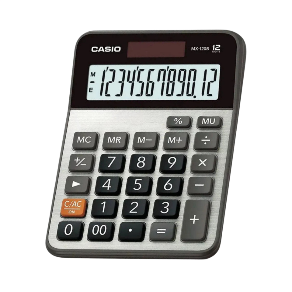 Casio Mx-120 B Hesap Makinası 12 Hane Masa Tipi