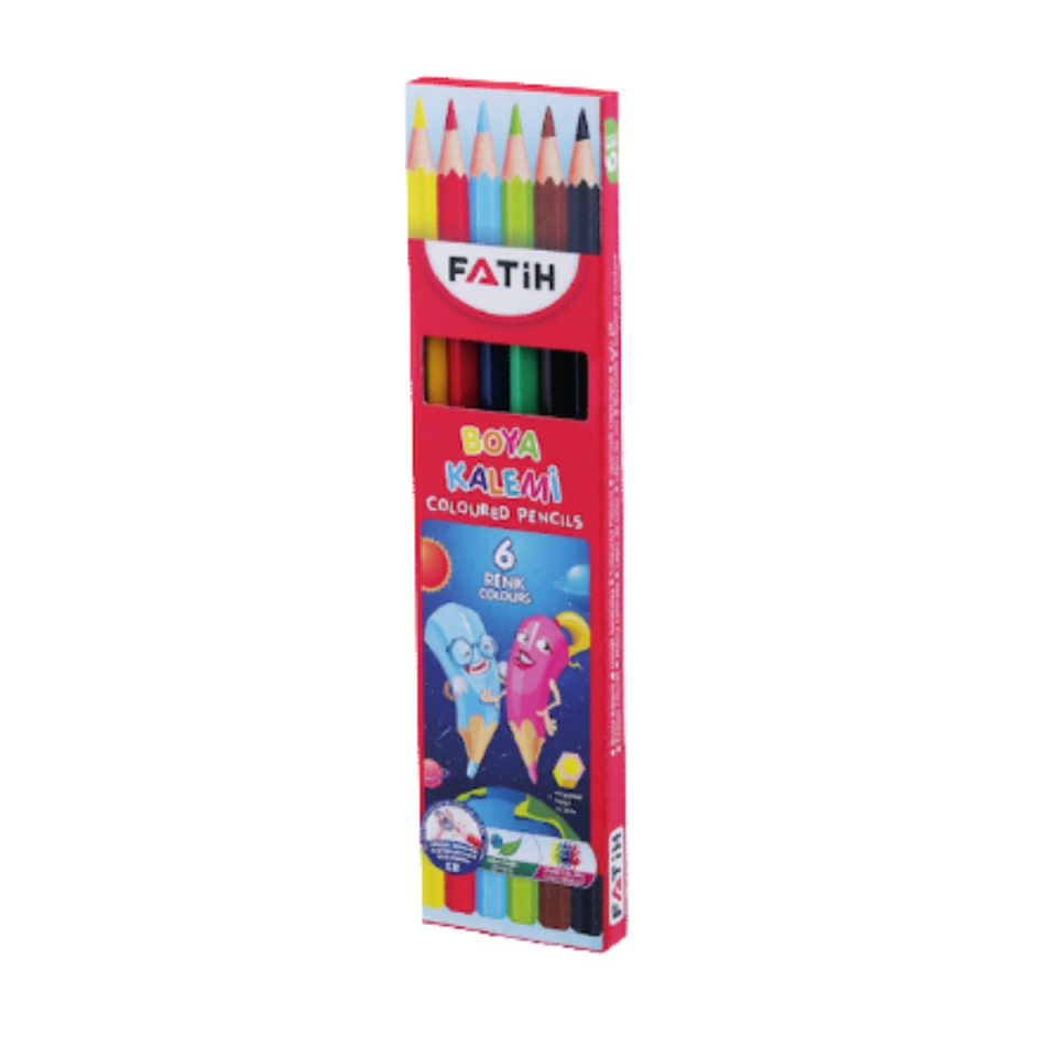 Fatih Kuru Boya 6 Renk Tam Boy