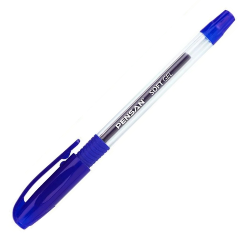  Pensan 2420 Soft Gel Tükenmez Kalem 0.5mm Mavi