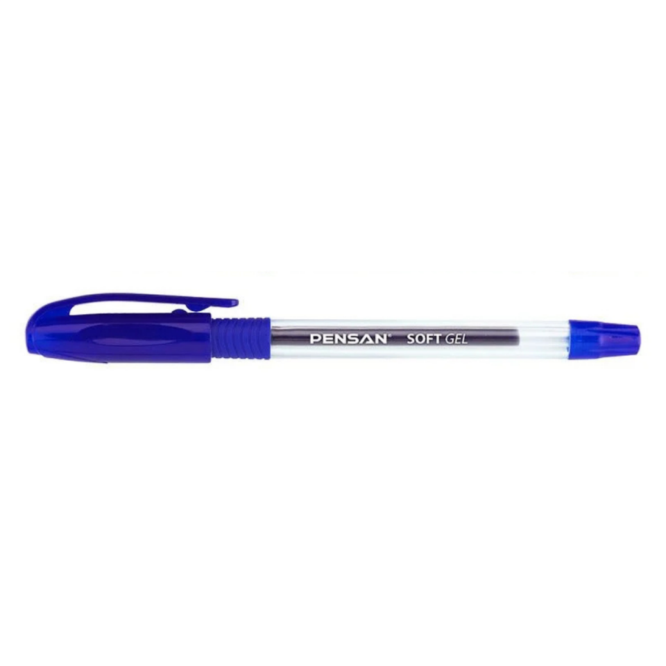 Pensan 2420 Soft Gel Tükenmez Kalem 0.5mm Mavi