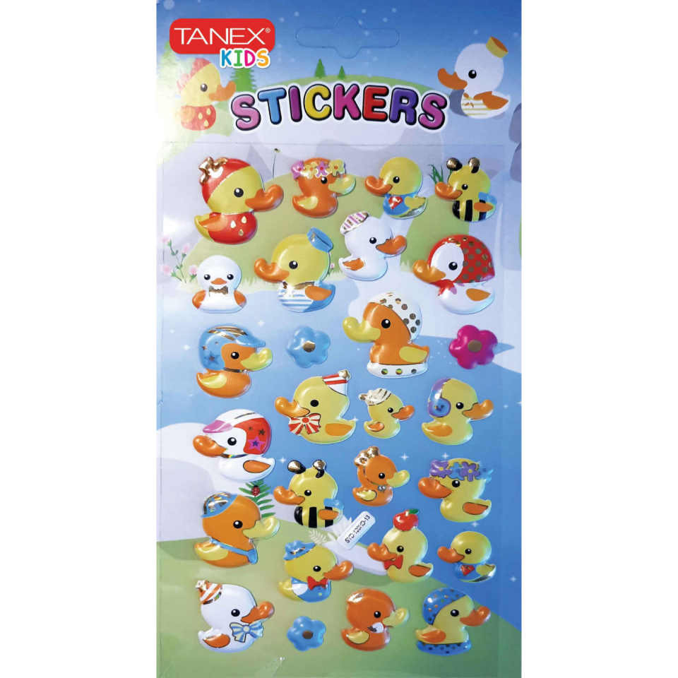 Tanex  Tnx­26159  Sempatik Ördekler  Serisi  3D  Etiket