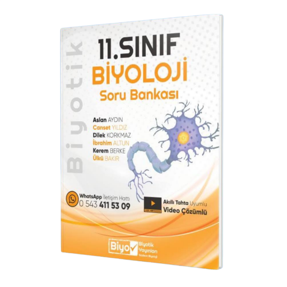 Biyotik Yayınları 11. Sınıf Biyoloji Soru Bankası