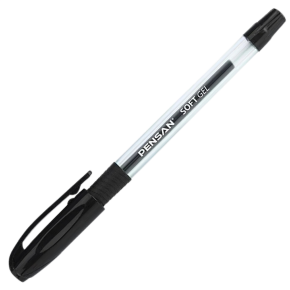  Pensan 2420 Soft Gel Tükenmez Kalem 0.5mm Siyah