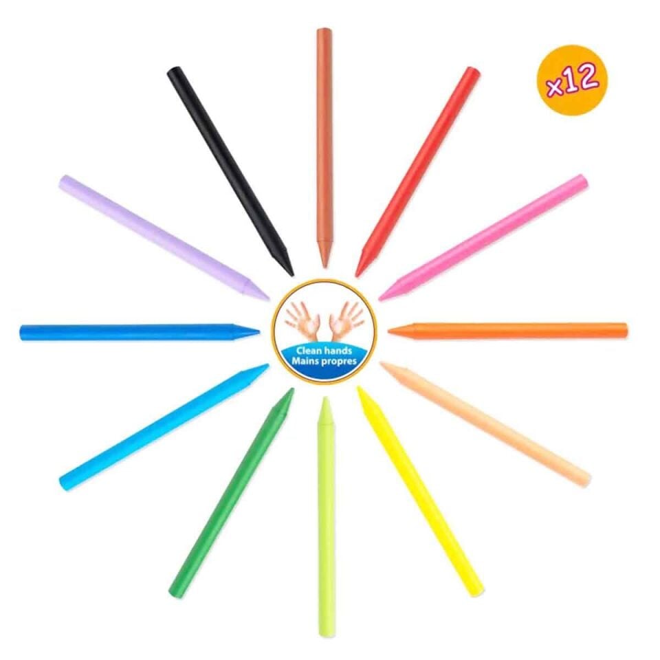 Bic Kids Plastidecor Silinebilir Pastel Boya 12 Renk 9457645