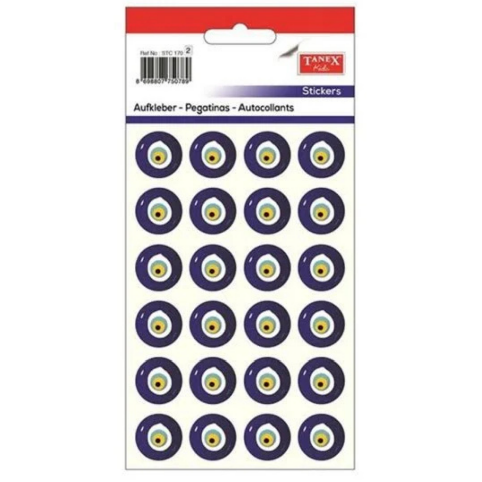 Tanex Stc­172 Nazar 20Mm Hologram  Etiketi