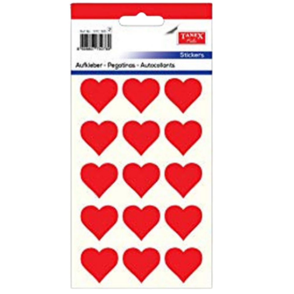 Tanex Stc­305 Kırmızı Kalp Etiketi