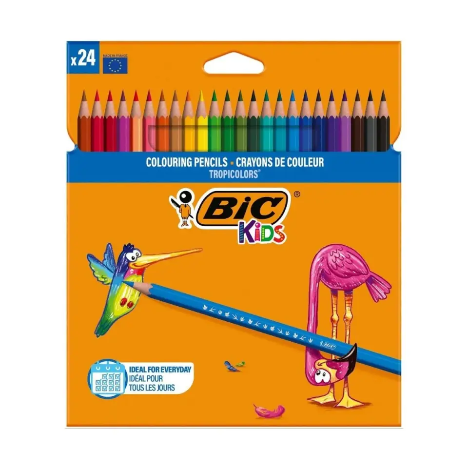 Bic Kids Tropıcolors Kuruboya Kalemi 24 Renk 9375182