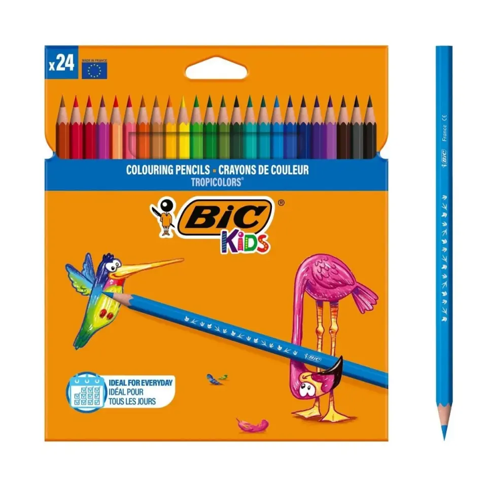 Bic Kids Tropıcolors Kuruboya Kalemi 24 Renk 9375182