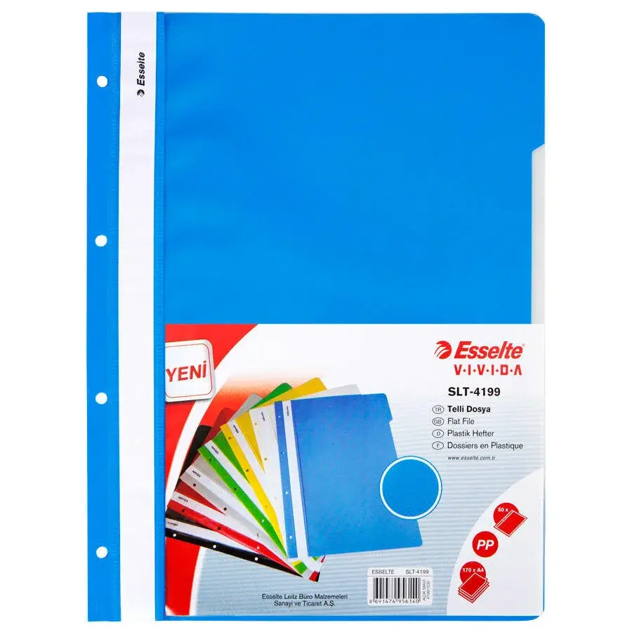  Esselte 4199-35 Telli Dosya Mavi