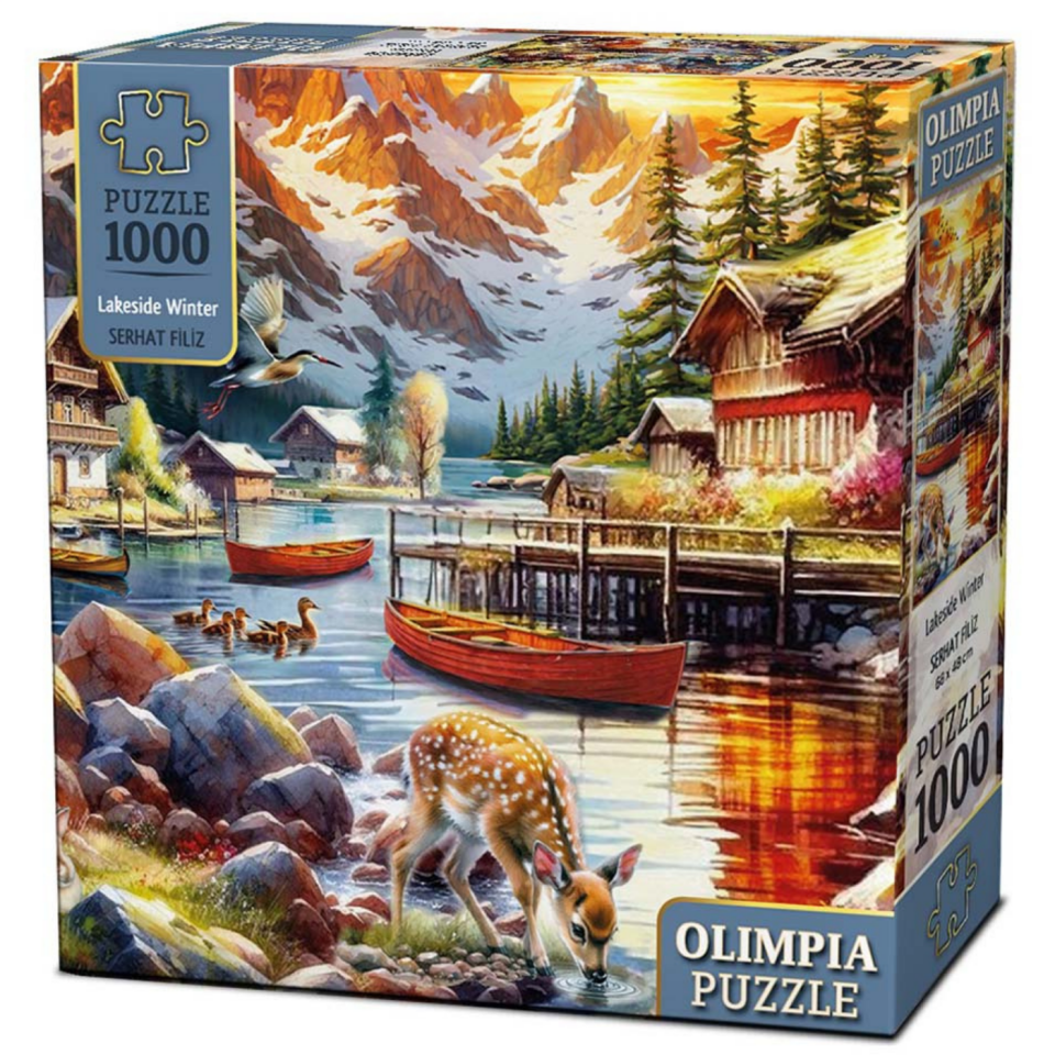 Onur 34001 Puzzle 1000 Prç Olimpia Lakeside Winter