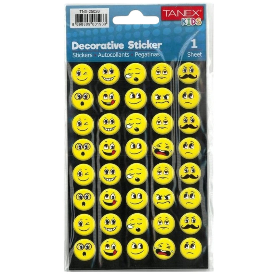 Tanex Tnx-25026 Puffy Gülen Yüzler Serisi