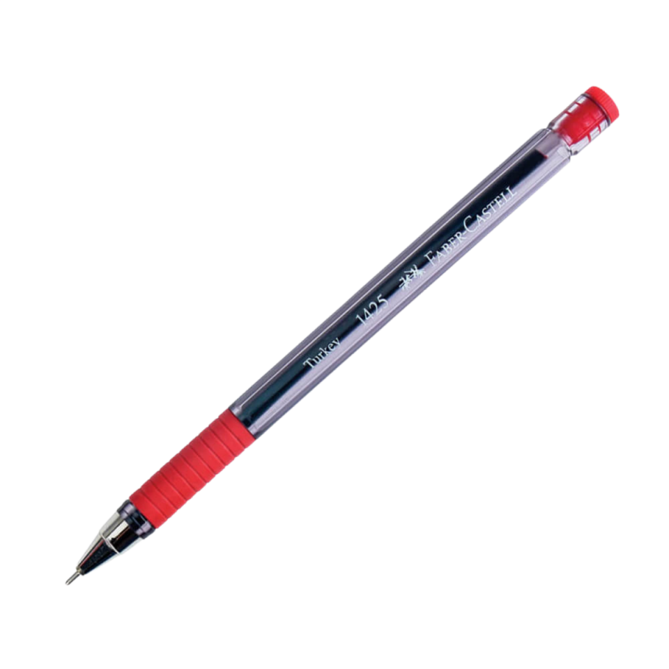  Faber Tükenmez Kalem İğne Uç Kırmızı 142521