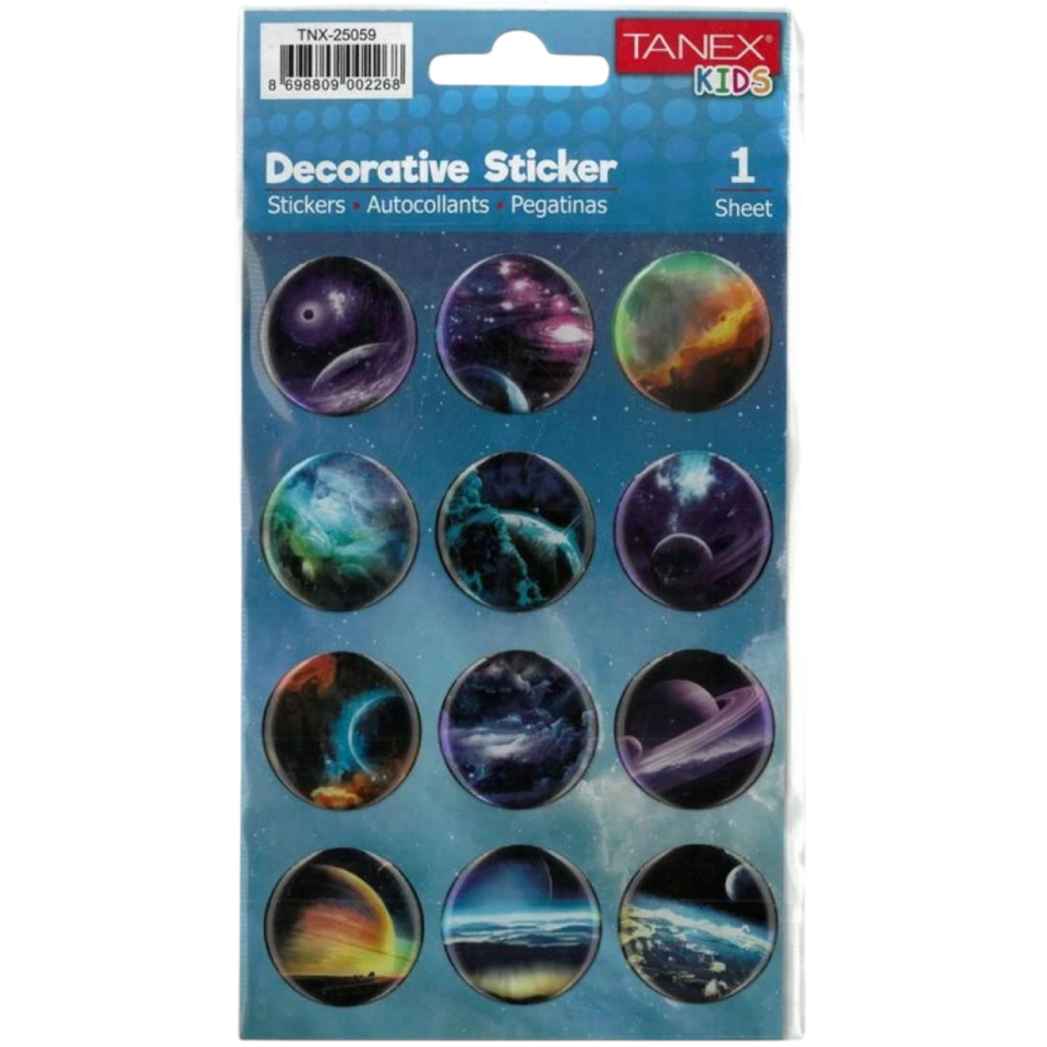Tanex Tnx­25059 Gezegenler Serisi  Etiketi