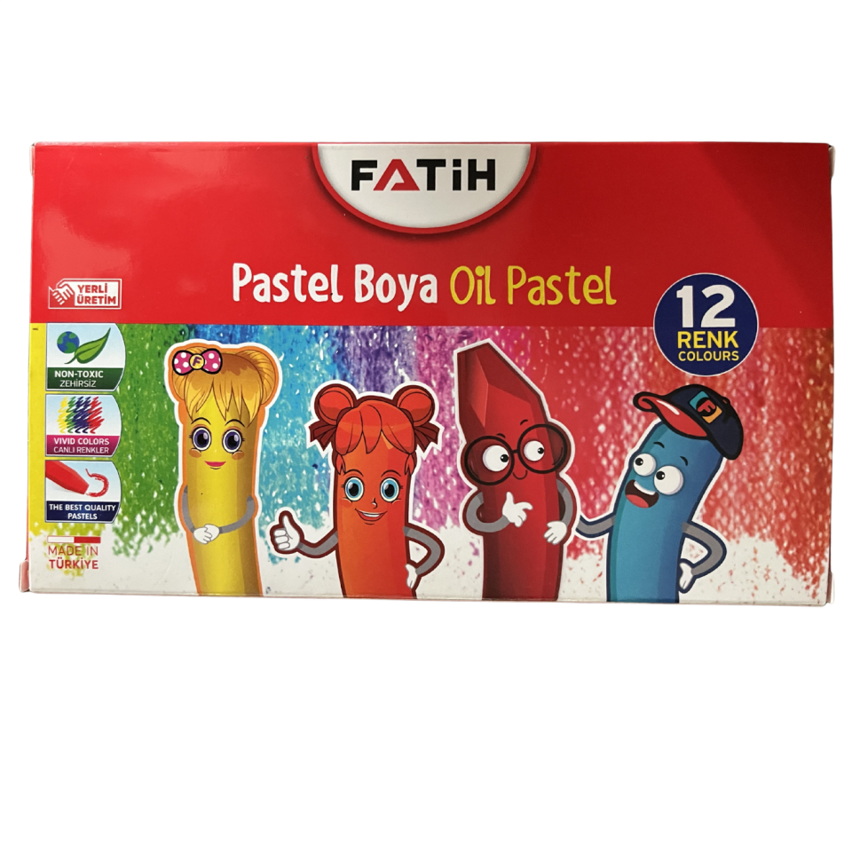 Fatih Pastel Boya 12 Renk 34008
