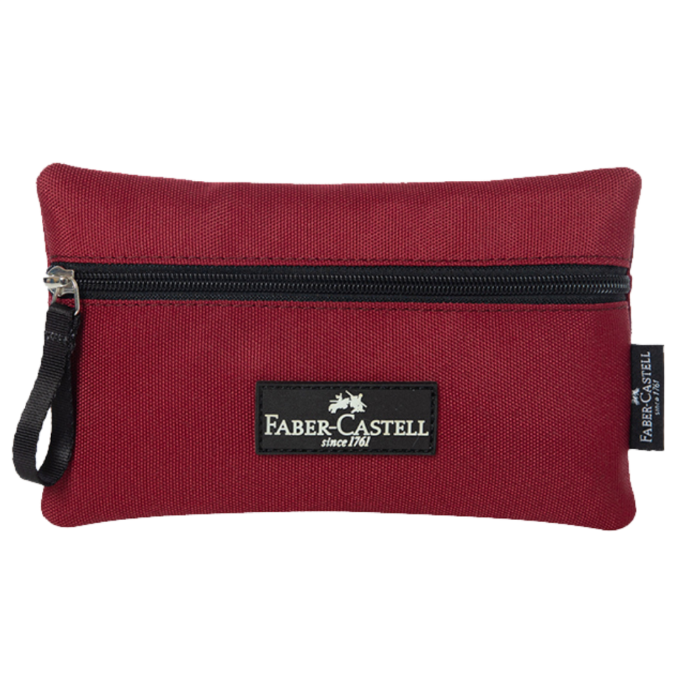 Faber Castell Classic Kalem Çantası Tek Gözlü 5177000119-02 Bordo