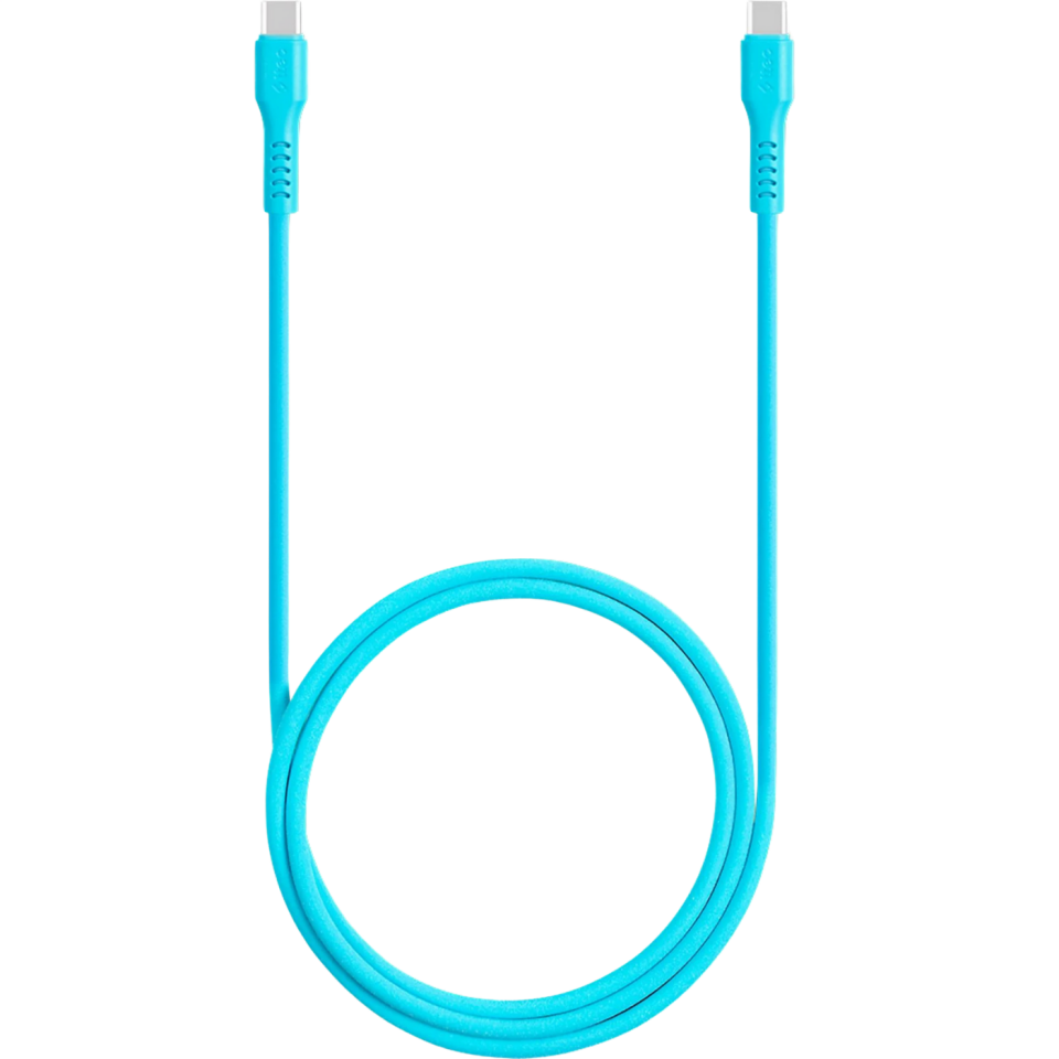 TTEC 2DK59NM USB-C - USB-C 120cm 60W PD/QC Hızlı Şarj/Data Kablosu Neon Mavi