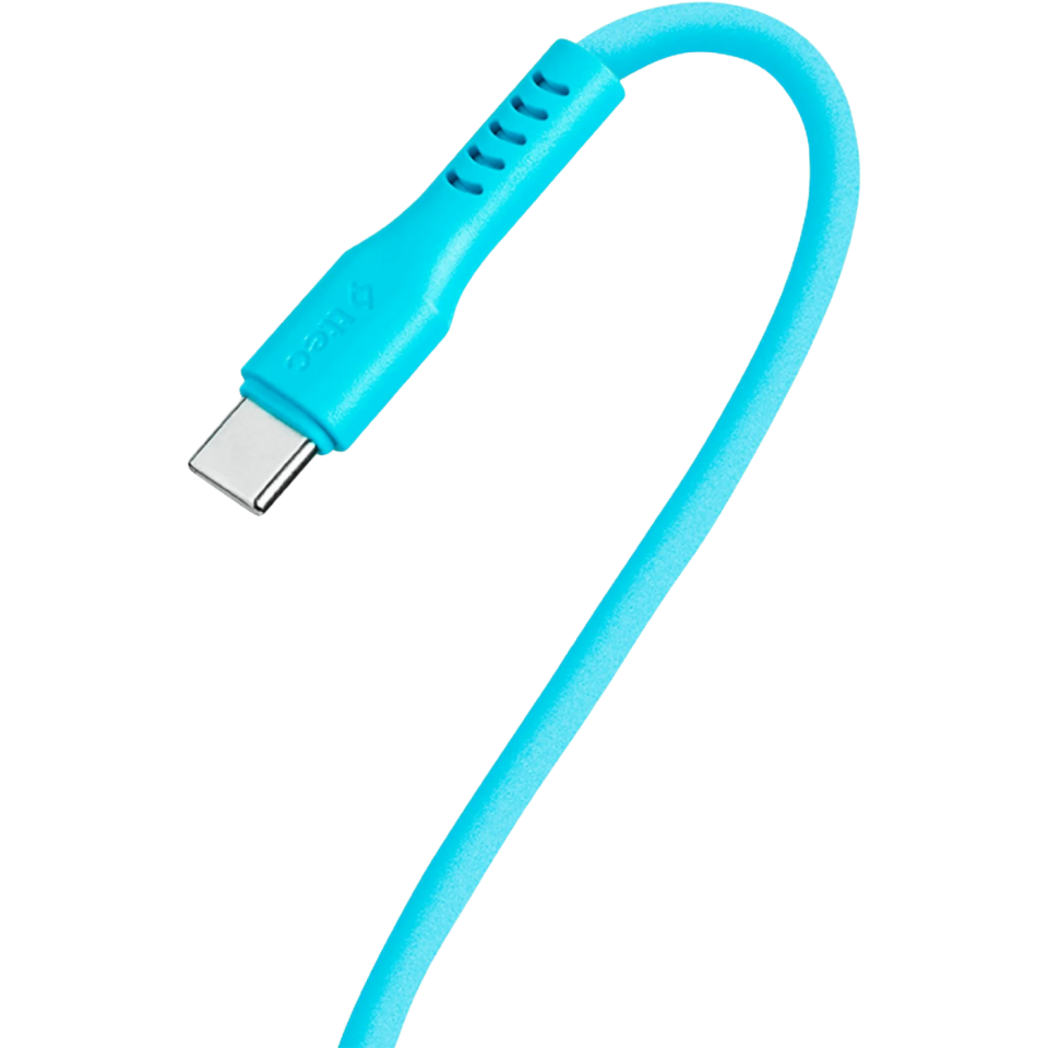 TTEC 2DK59NM USB-C - USB-C 120cm 60W PD/QC Hızlı Şarj/Data Kablosu Neon Mavi