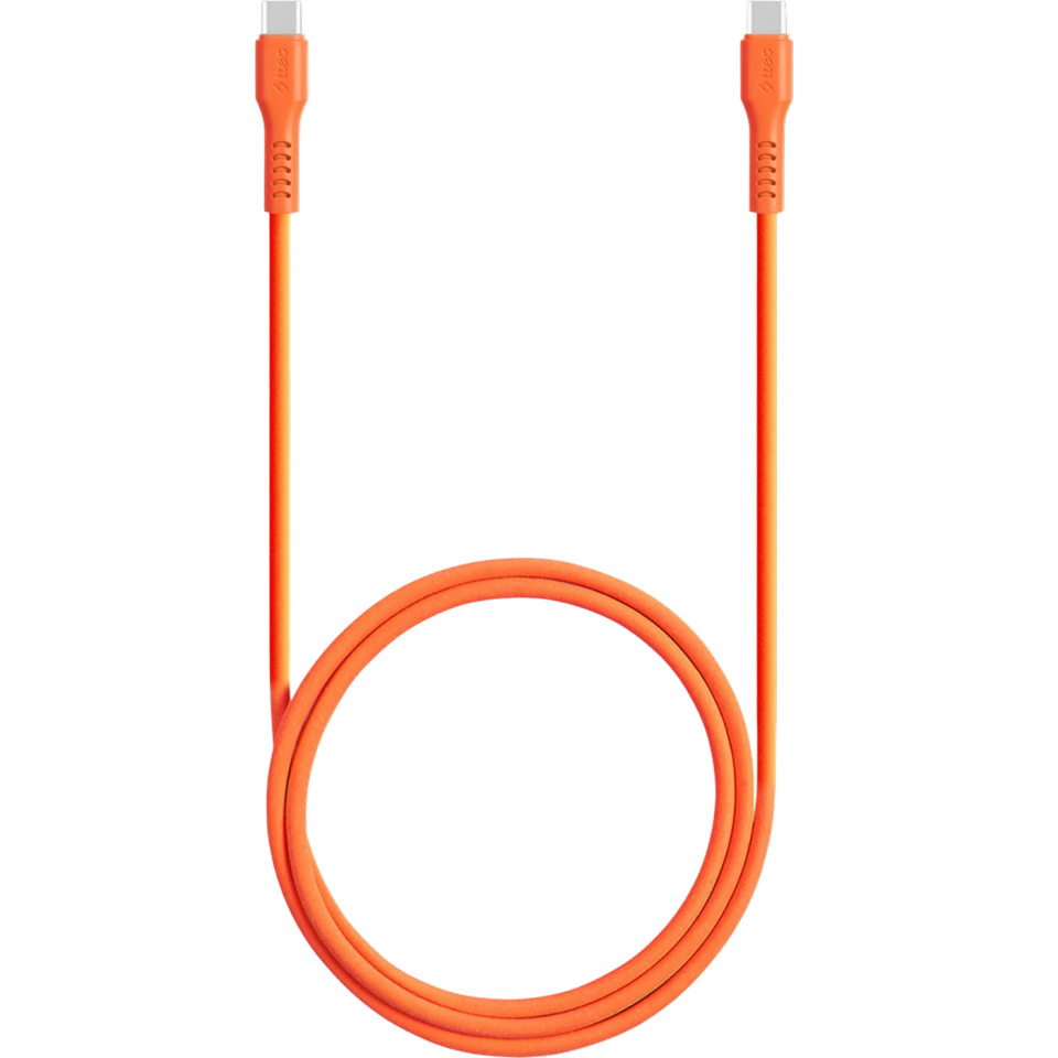 TTEC 2DK59NT USB-C - USB-C 120CM 60W PD/QC Hızlı Şarj/Data Kablosu Neon Turuncu