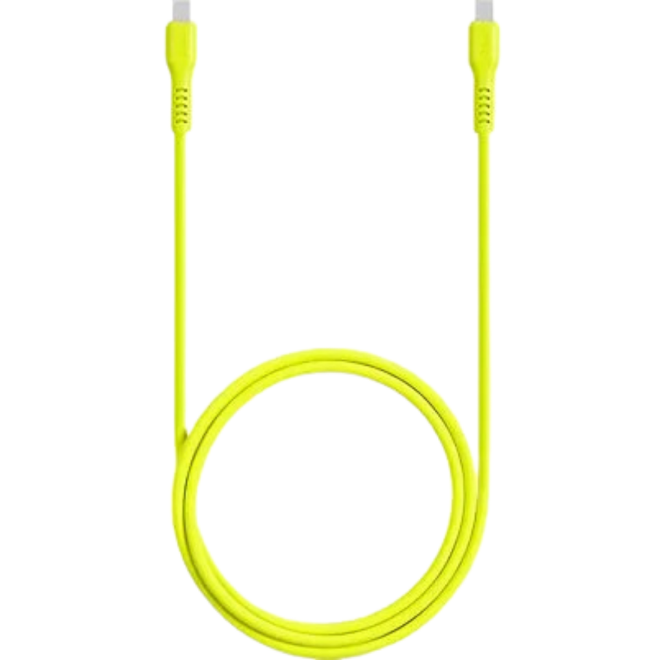 TTEC 2DK59NS USB-C - USB-C 120cm 60W PD/QC Hızlı Şarj/Data Kablosu Neon Sarı