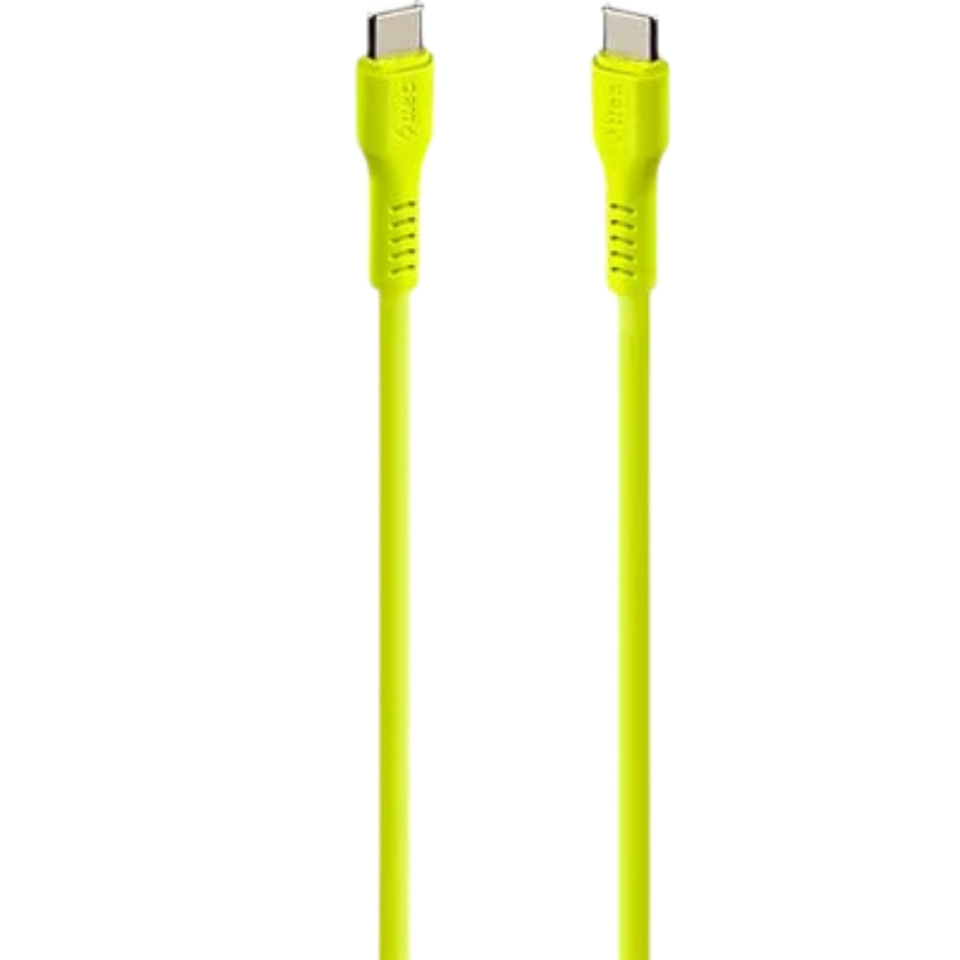 TTEC 2DK59NS USB-C - USB-C 120cm 60W PD/QC Hızlı Şarj/Data Kablosu Neon Sarı