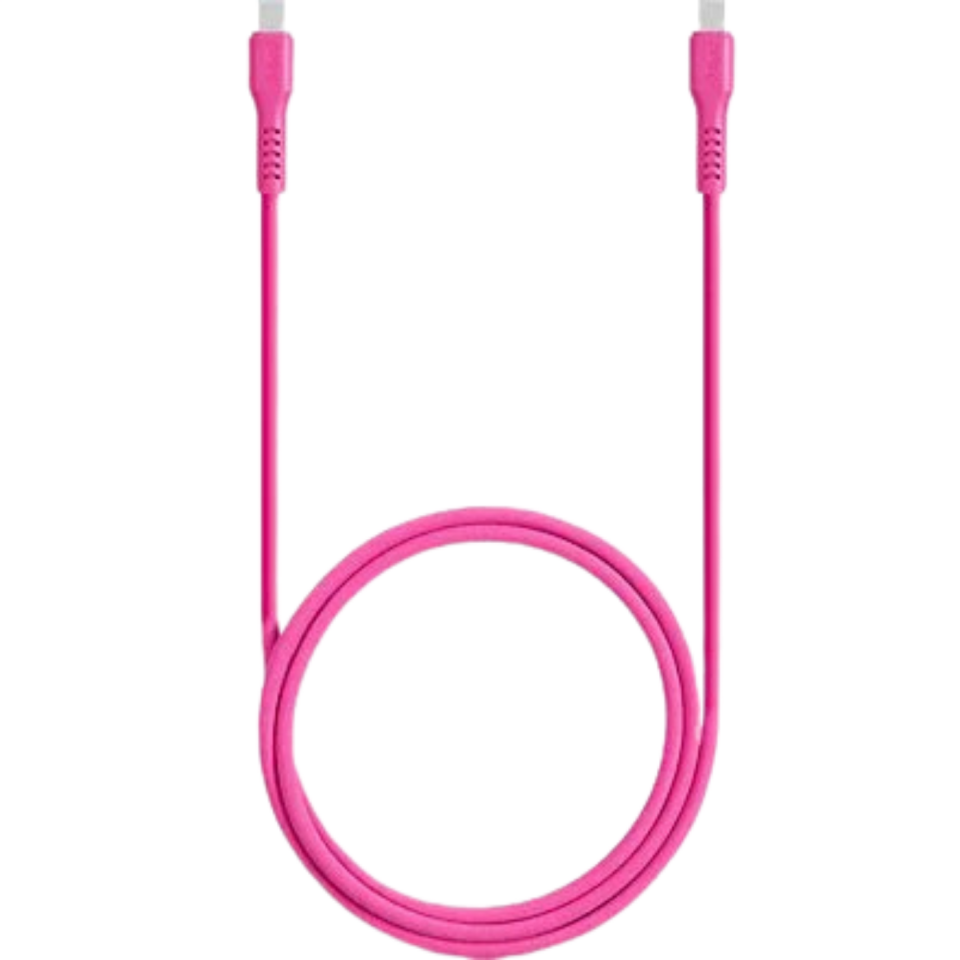 TTEC 2DK59NP USB-C - USB-C 120cm 60W PD/QC Hızlı Şarj/Data Kablosu Neon Pembe