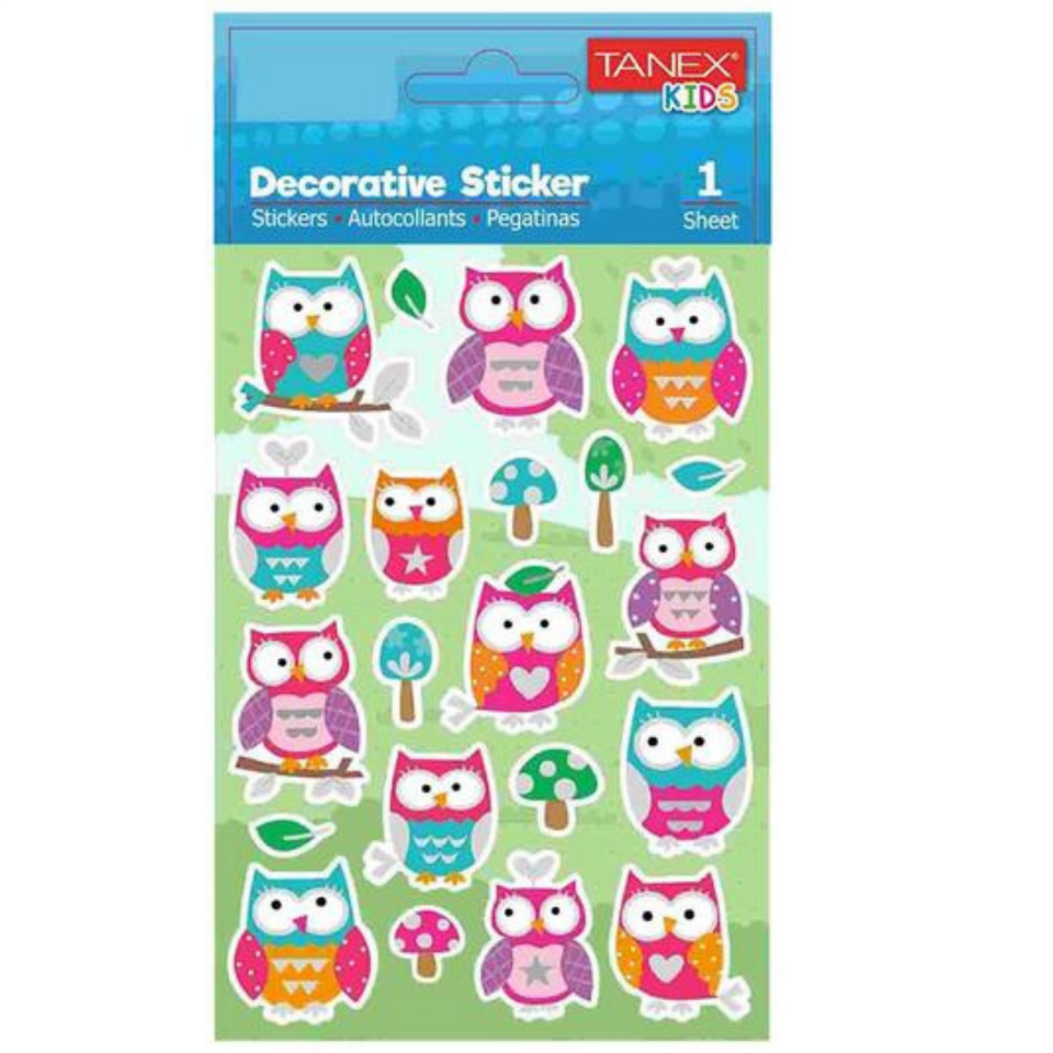 Tnx­25153 Şaşkın Baykuşlar Serisi  Etiketi