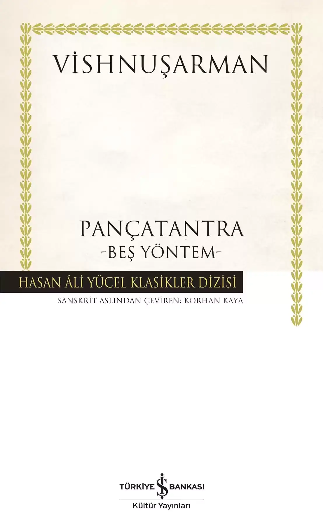 Pançatantra –Beş Yöntem- Ciltli