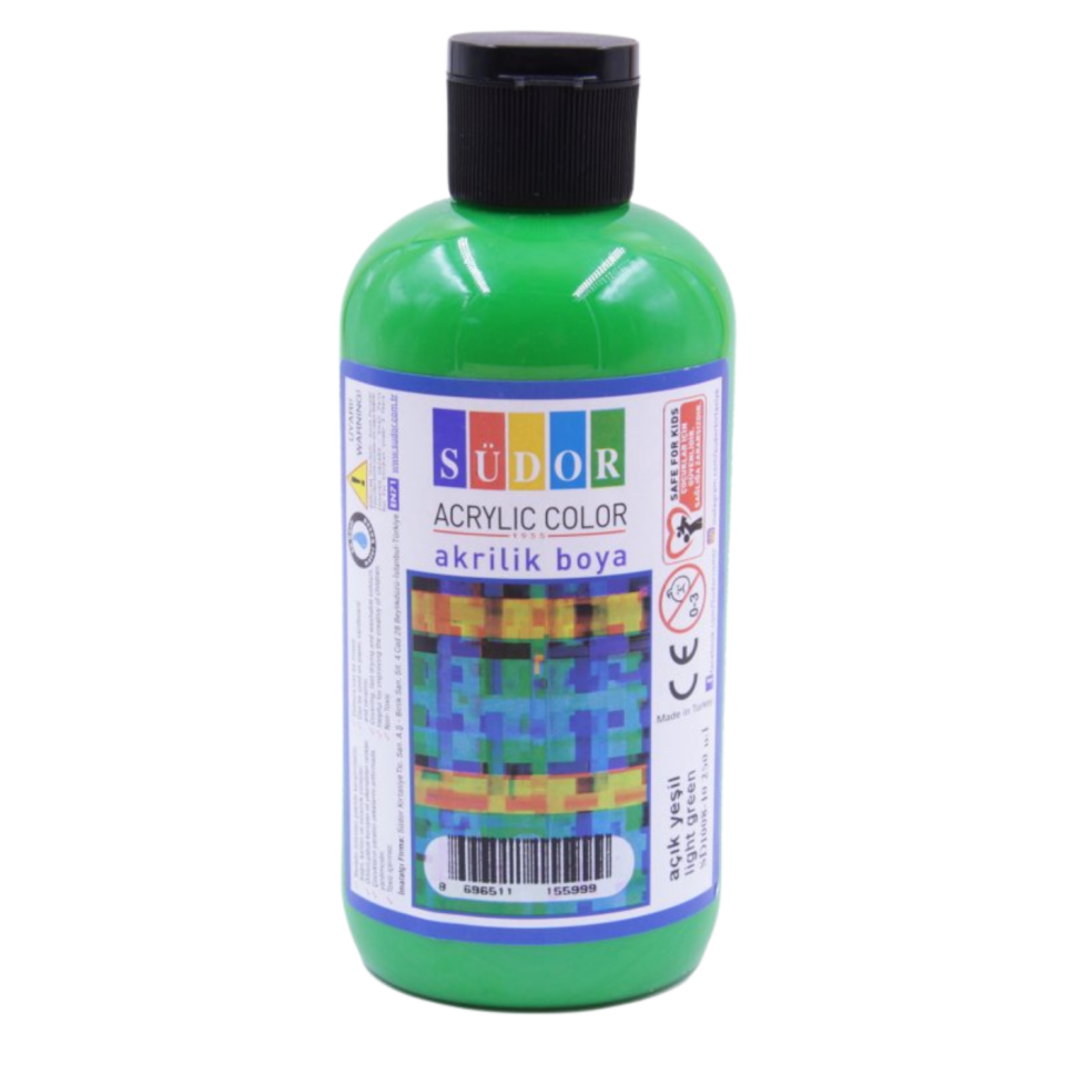 Südor Akrilik Boya 250 ml Açık Yeşil
