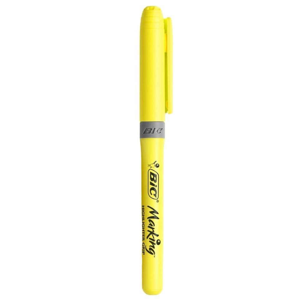 BIC Brite Liner Grip Fosforlu Kalem Sarı 811935