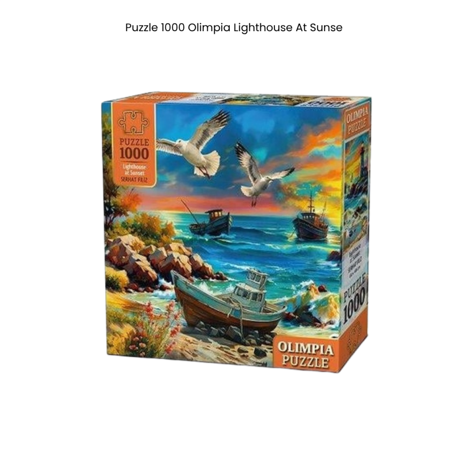 Olimpia Puzzle 1000 Lighthouse At Sunset