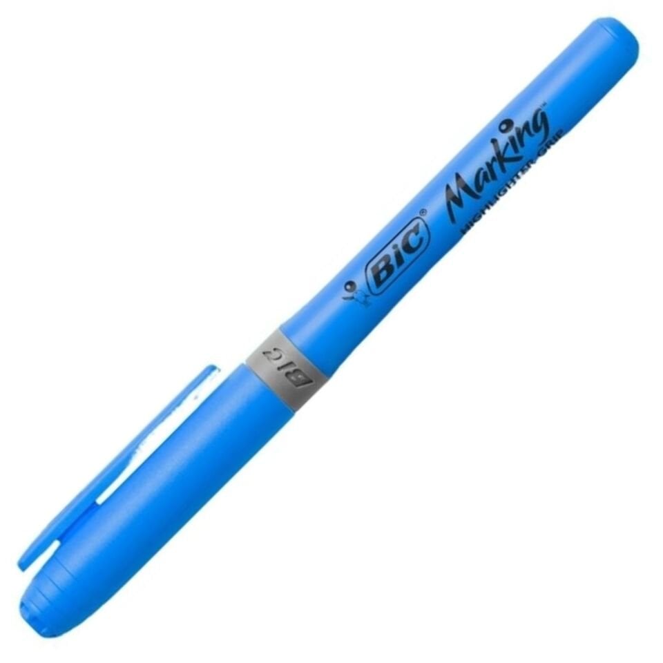 BIC Fosforlu Kalem Brite Liner Grip Mavi 811931