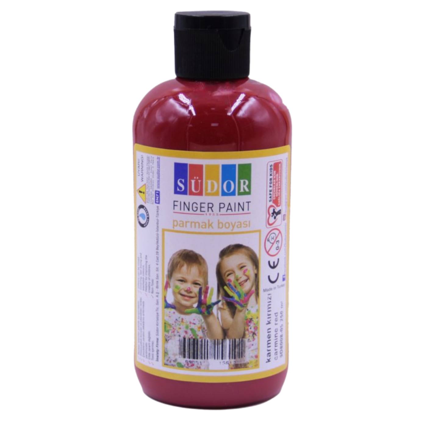 Südor Parmak Boya 250 ml Karmen