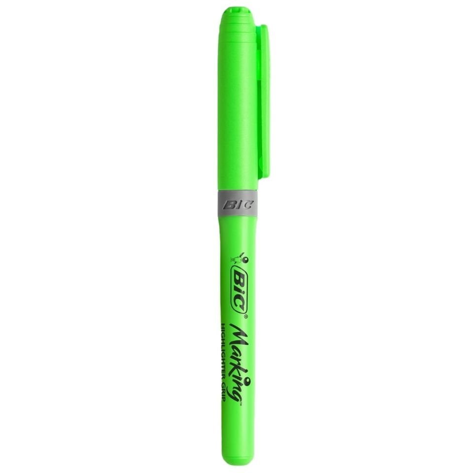 BIC Brite Liner Grip Fosforlu Kalem Yeşil 811932