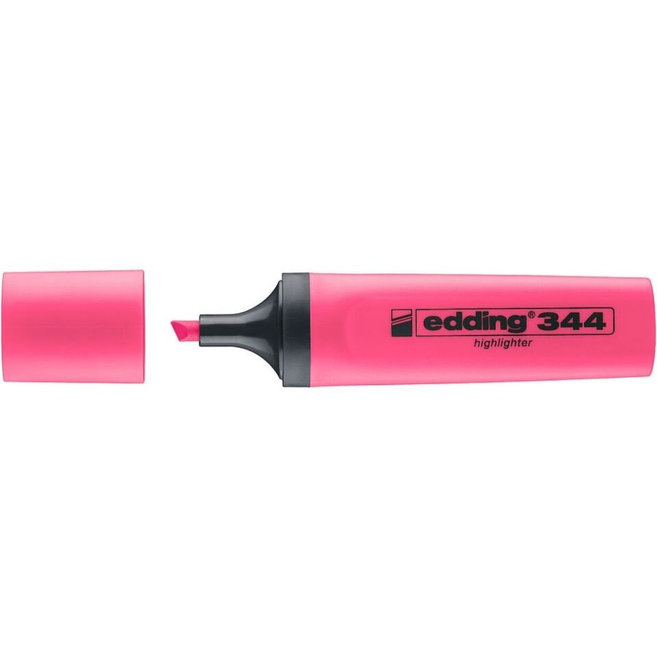 Edding E-34 Fosforlu Kalem Pembe