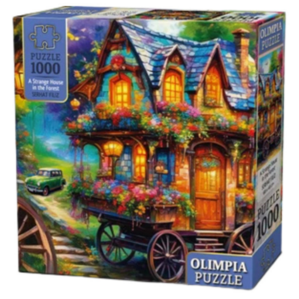 15009 Puzzle 1000 Olimpia Flowery  Stone  Road