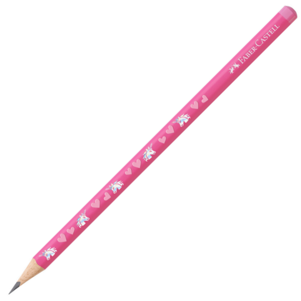 Faber Castell Dino-Unicorn Kurşun Kalem 2B 111553-02 Pembe